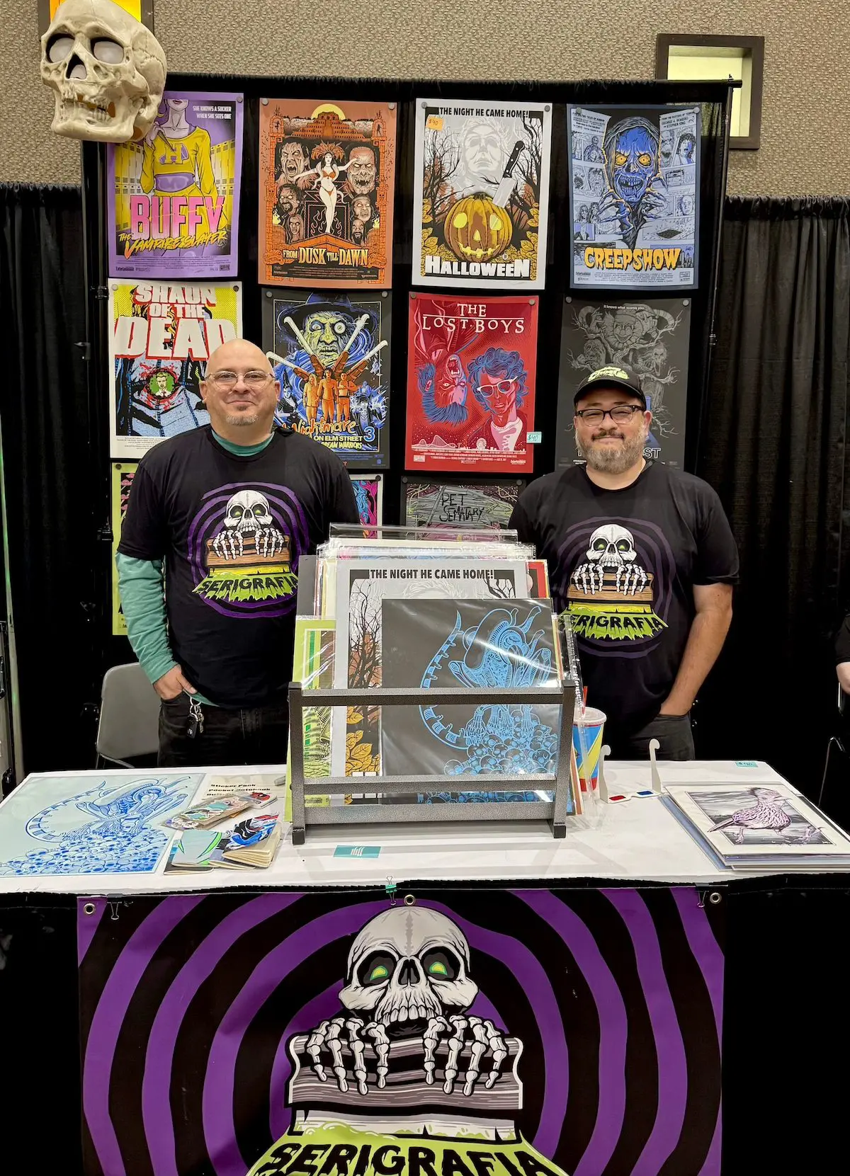Jeremy Montoya (left) and Jon Sanchez (right) at the Morgue and Krypt Horror Fest at Isleta Casino in September 2025 (Courtesy of Jon Sanchez) 