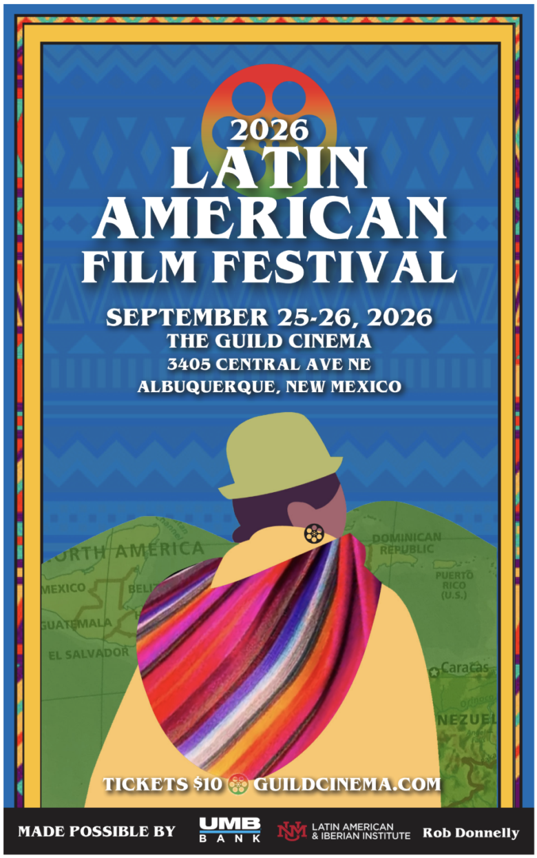 Official graphic for the 2026 Albuquerque Latin American Film Festival (Courtesy of Albuquerque Latin American Film Festival)