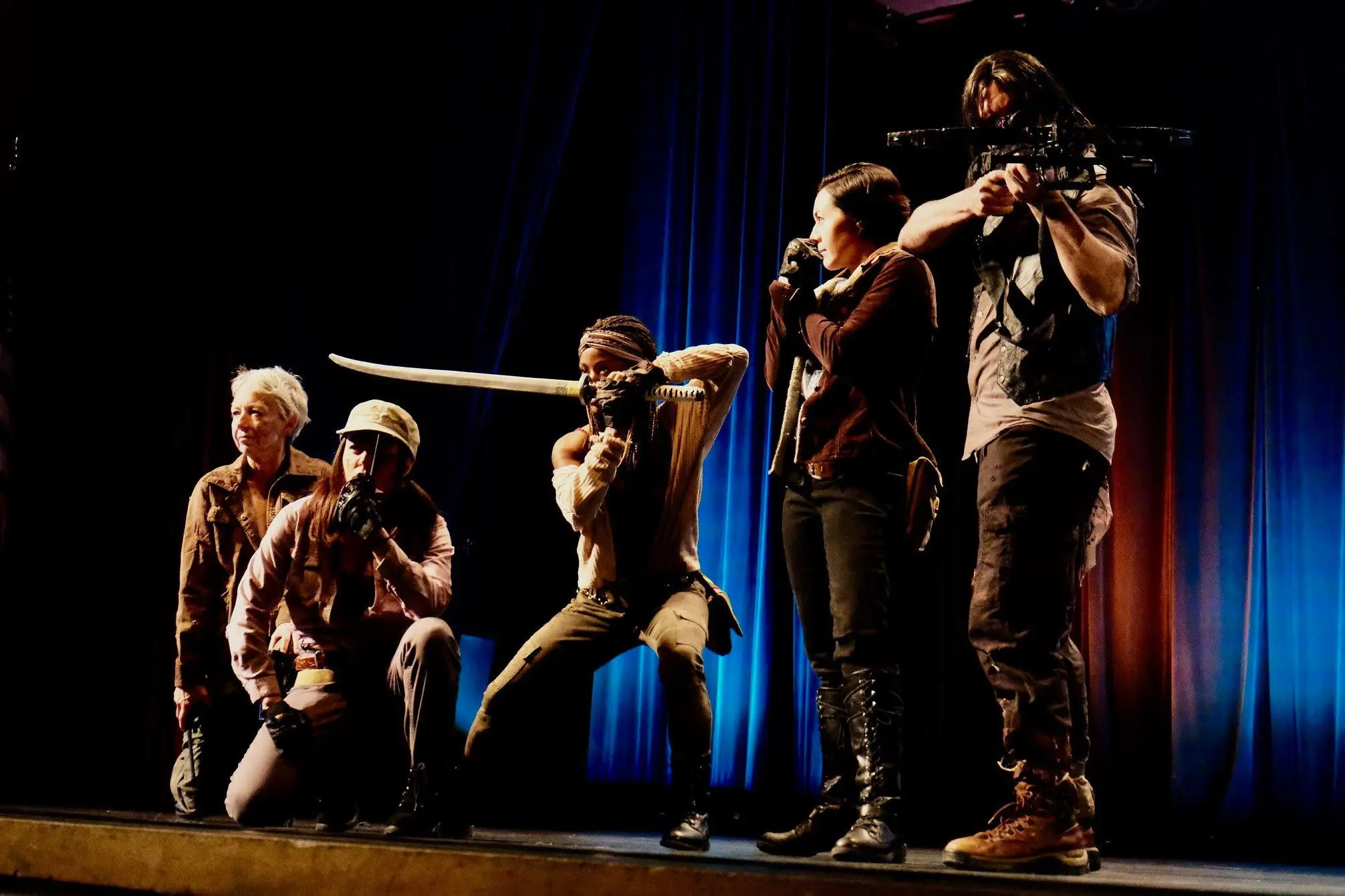 Cosplayers on stage at a past New Mexico Comic Expo (Photos by Edward Yee) 