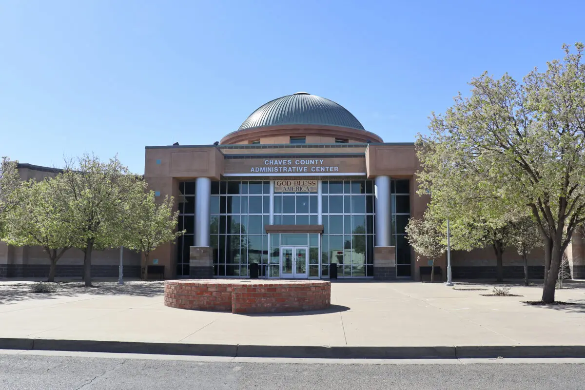 The Joseph R. Skeen Building at the Chaves County Administrative Center.