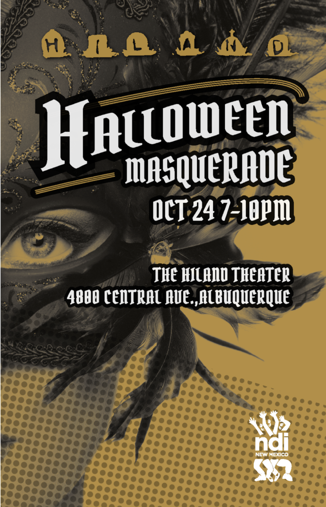 Flyer for Hiland Theater's Masquerade Party (Courtesy of Hiland Theater)