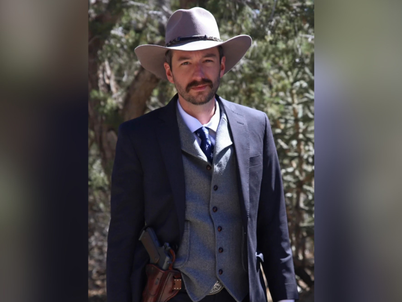 BernCo candidate defends wearing Confederate flag as symbol of ‘open rebellion’ against the government as he pushes ‘America only’ agenda in campaigns