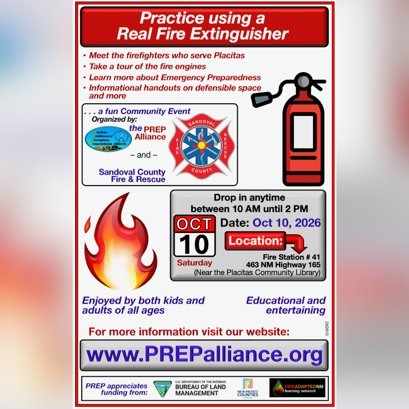 Ready, aim, extinguish: Hands-on fire safety coming to Placitas