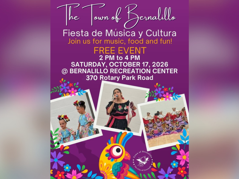 Song and Celebration: Bernalillo to host Fiesta de Musica y Cultura Saturday