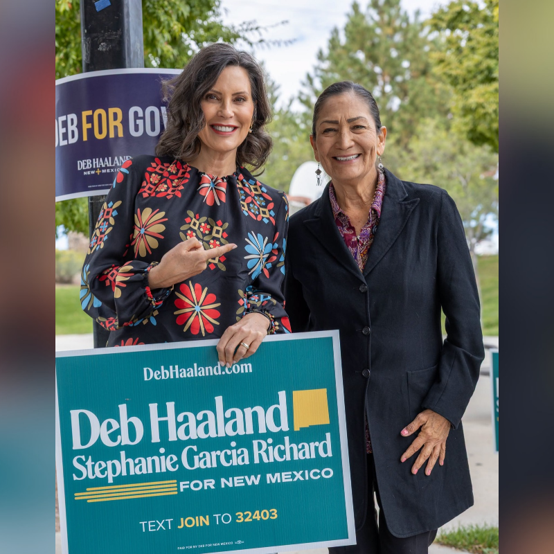 Mitten on the mesa: Whitmer stumps for Haaland in Hull’s hometown