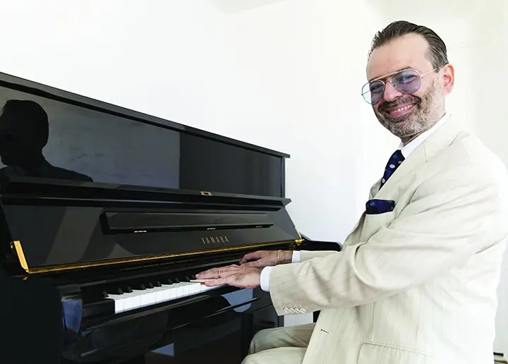 Pictured is Rossano Sportiello, who is the 2026 guest of honor at the Roswell Jazz Festival. The festival will be held through Sunday at various locations