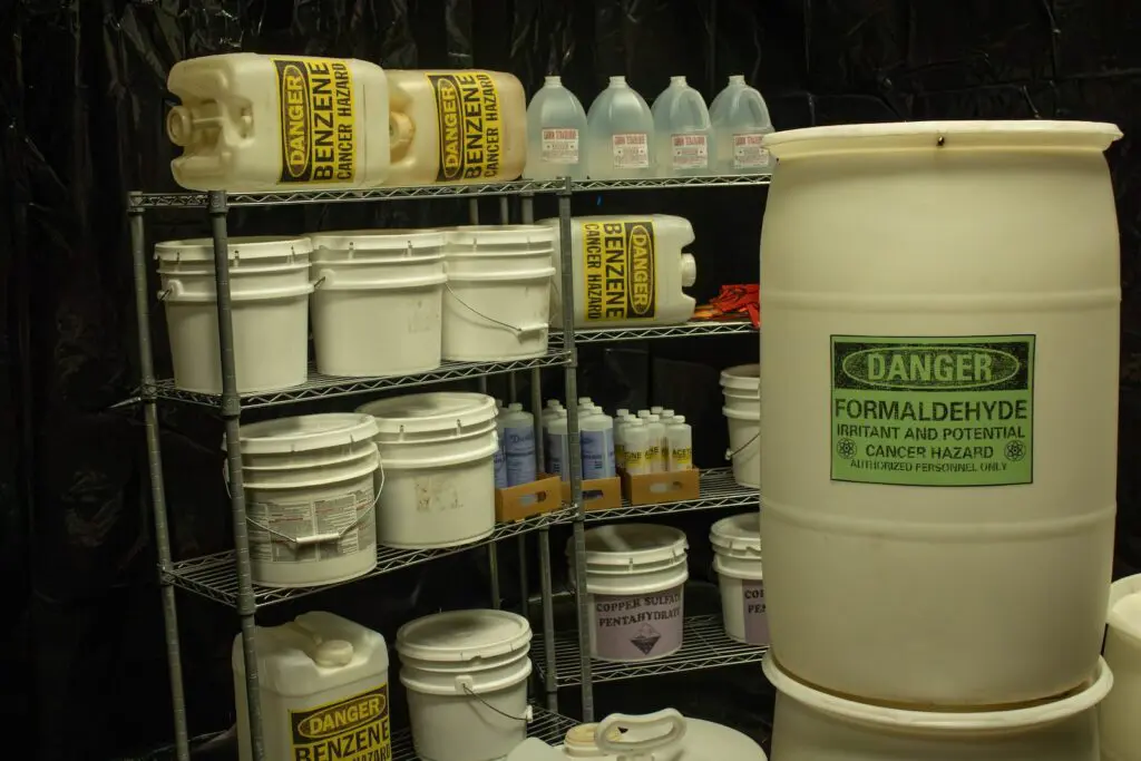 A look into a room in the "Evil Scientists Path" of This is a Haunted House (Photo by Sara Atencio-Gonzales)