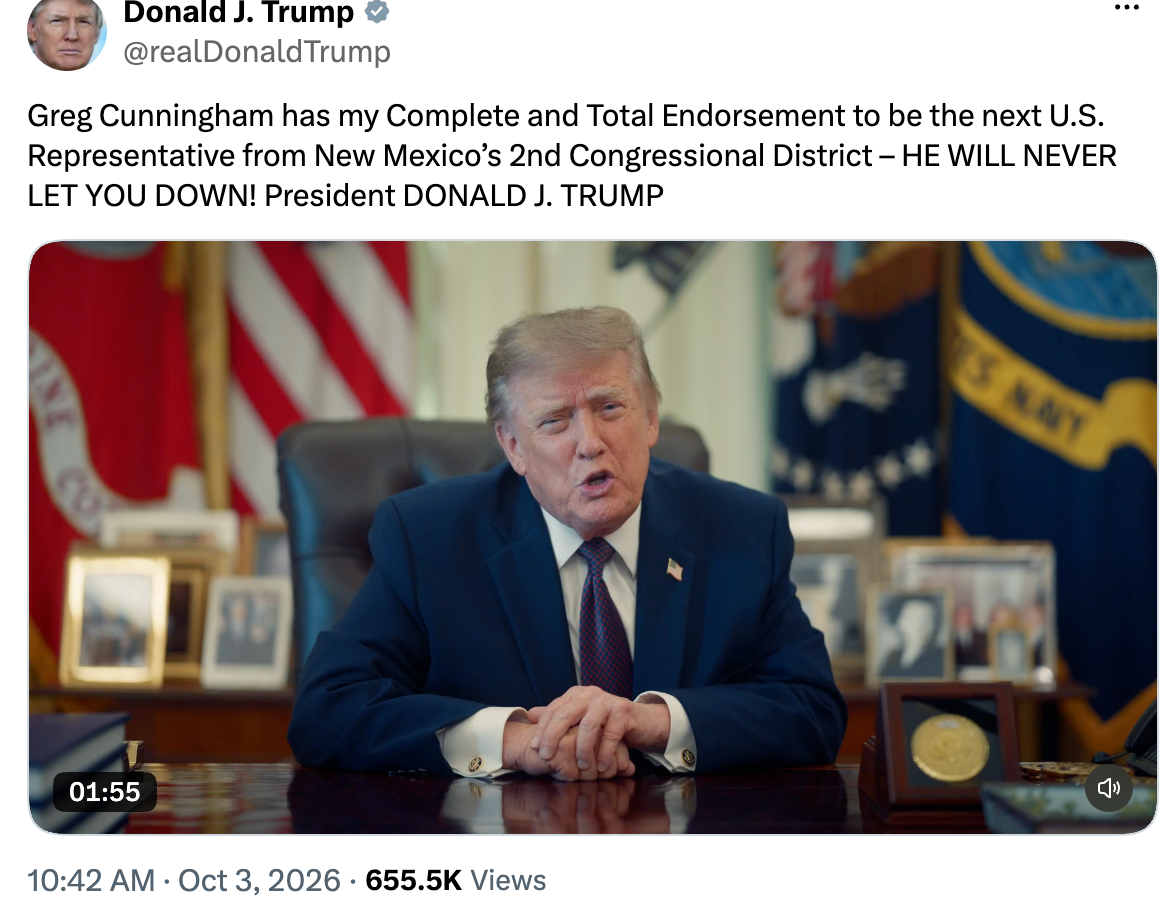 Twitter, Trump Post