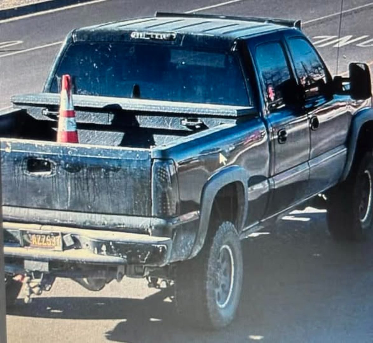 Stolen truck