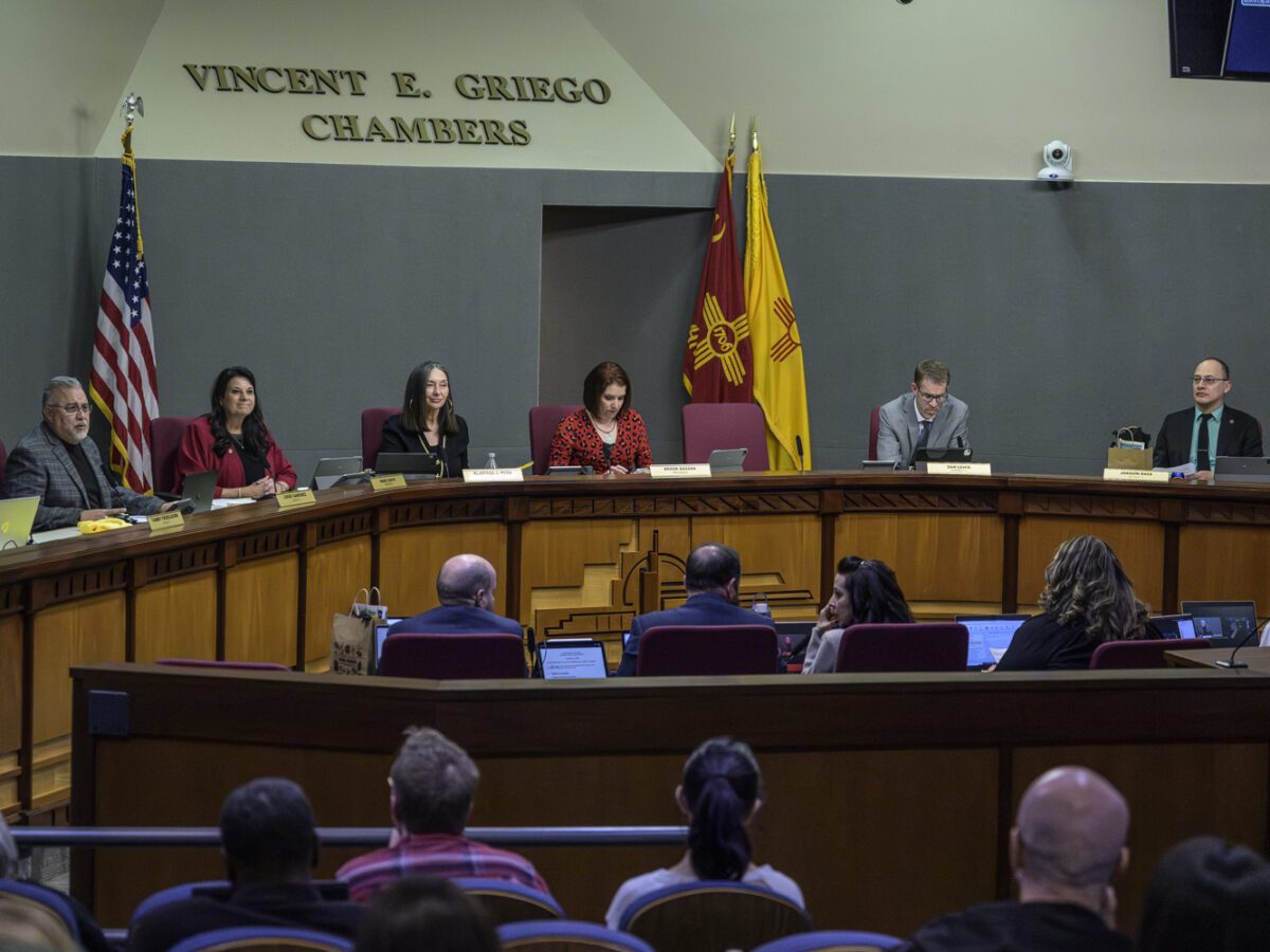 Albuquerque City Councilors in the Council chambers on Monday February 3, 2025. Photo by Roberto E. Rosales / City Desk Abq