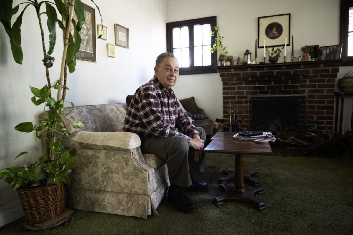 Richard VanMetter in his home in Washington. The 76-year-old retired physicist was on vacation in Boca Raton, Florida, in February when his credit card declined a $6 purchase. Then he called his bank and learned the government had told every financial institution he had ever interacted with that he had died. Marvin Joseph/The Washington Post