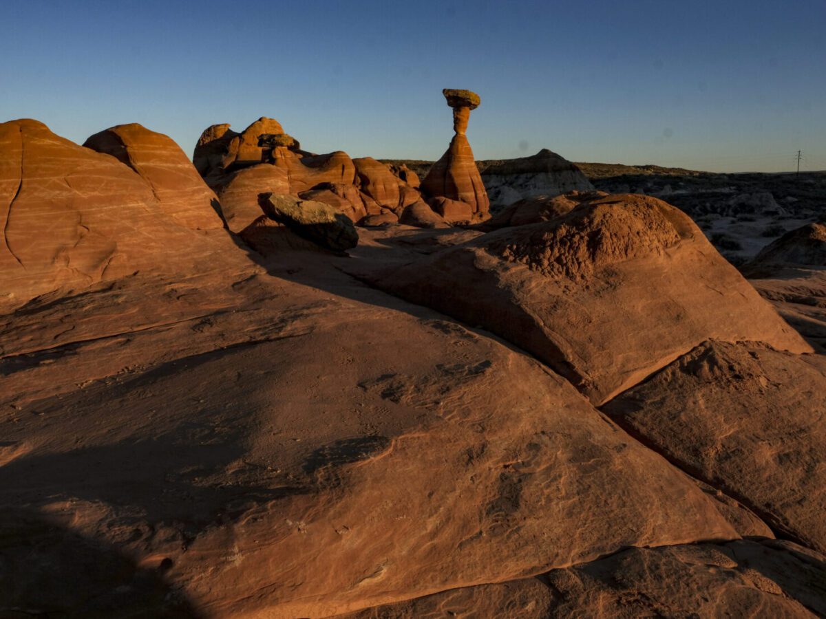 The Toadstool Hoodoos in Kanab, Utah, in 2018. The site is in an area that was removed from Grand Staircase-Escalante National Monument during the first Trump administration. Bonnie Jo Mount/The Washington Post