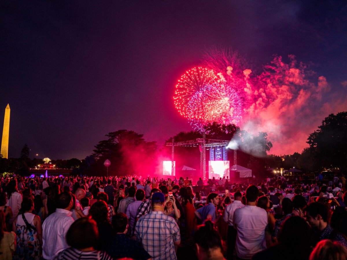 Fourth of July fireworks at the White House in 2022. Steep new U.S. tariffs on Chinese goods may mean importing fireworks for America's semiquincentennial next year will be difficult. Demetrius Freeman/The Washington Post