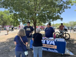 On June 14, thousands in the Albuquerque community showed up for the No Kings Rally held at Mariposa Basin Park in Taylor Ranch. This is one of thousands planned throughout the country on Saturday. Photo by Pat Davis /nm.news