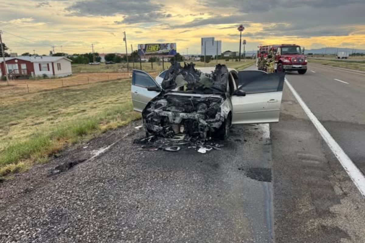 The Moriarty Fire Department responded on automatic aid to assist Torrance County Fire Department at approximately 6:30 p.m. Sunday at mile marker 195 on Interstate 40