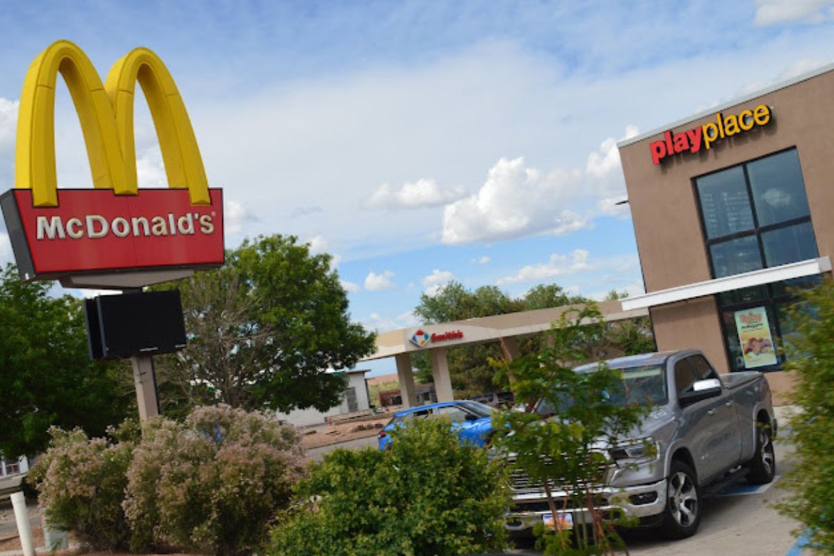 The McDonald's restaurant at 2A State Road 344 in Edgewood where shots were fired Sunday evening