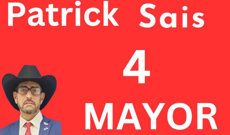 Patrick Sais for Mayor Facebook cover