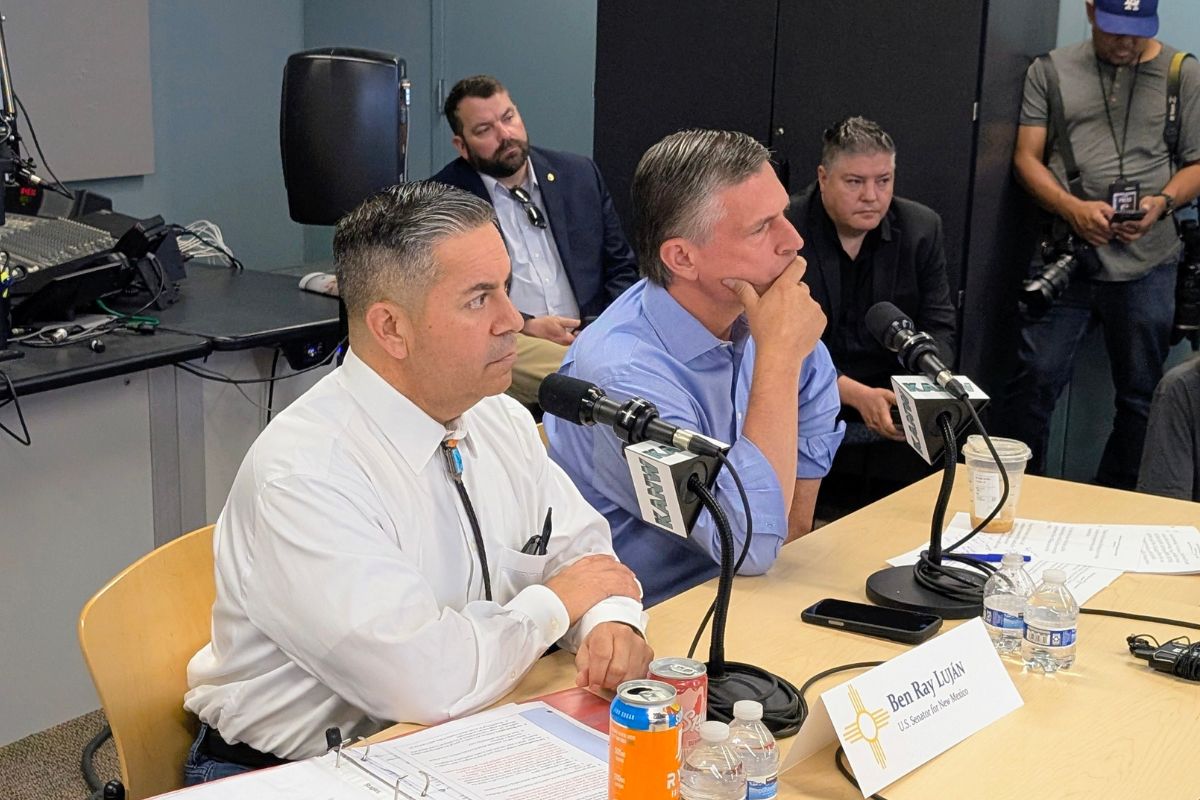 U.S. Senators Martin Heinrich and Ben Ray Luján convened a roundtable discussion Thursday with New Mexico public broadcasting leaders to address the devastating impact of federal funding cuts that will eliminate $5.8 million in annual support for stations across the state.