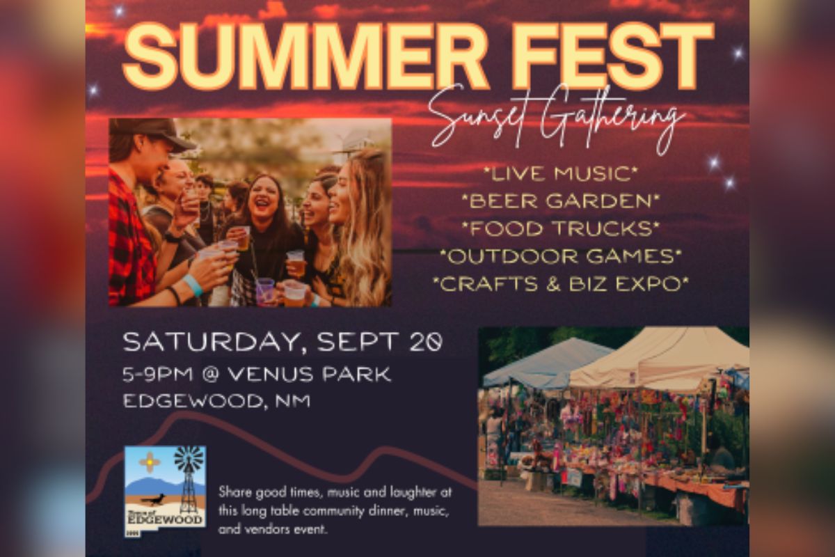 The Town of Edgewood announced it will kick off the fall season with a vibrant community celebration as Summer Fest returns to Venus Park on Saturday, Sept. 20 from 5-9 p.m. (Town of Edgewood)
