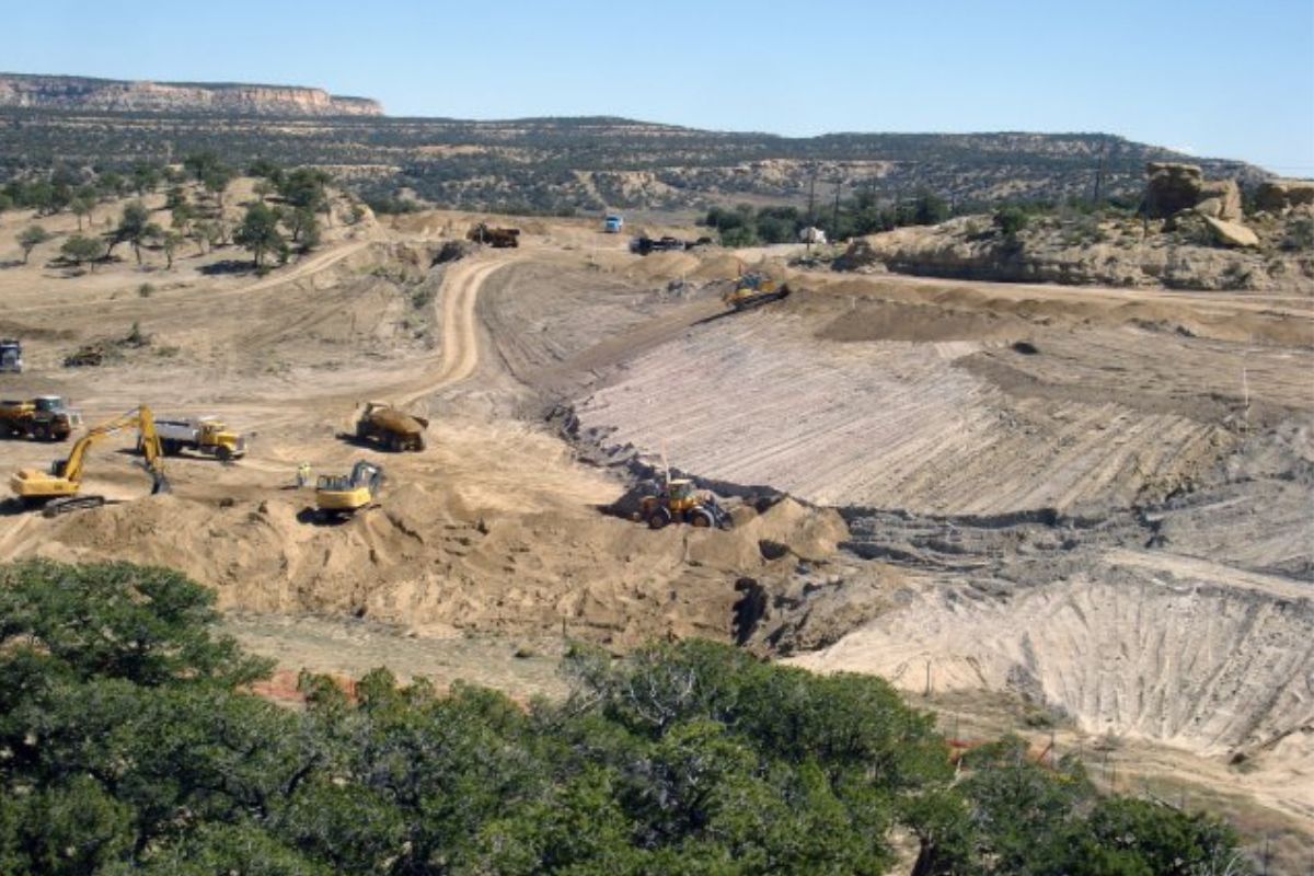 Overlooking the NECR Mine facing Northeast