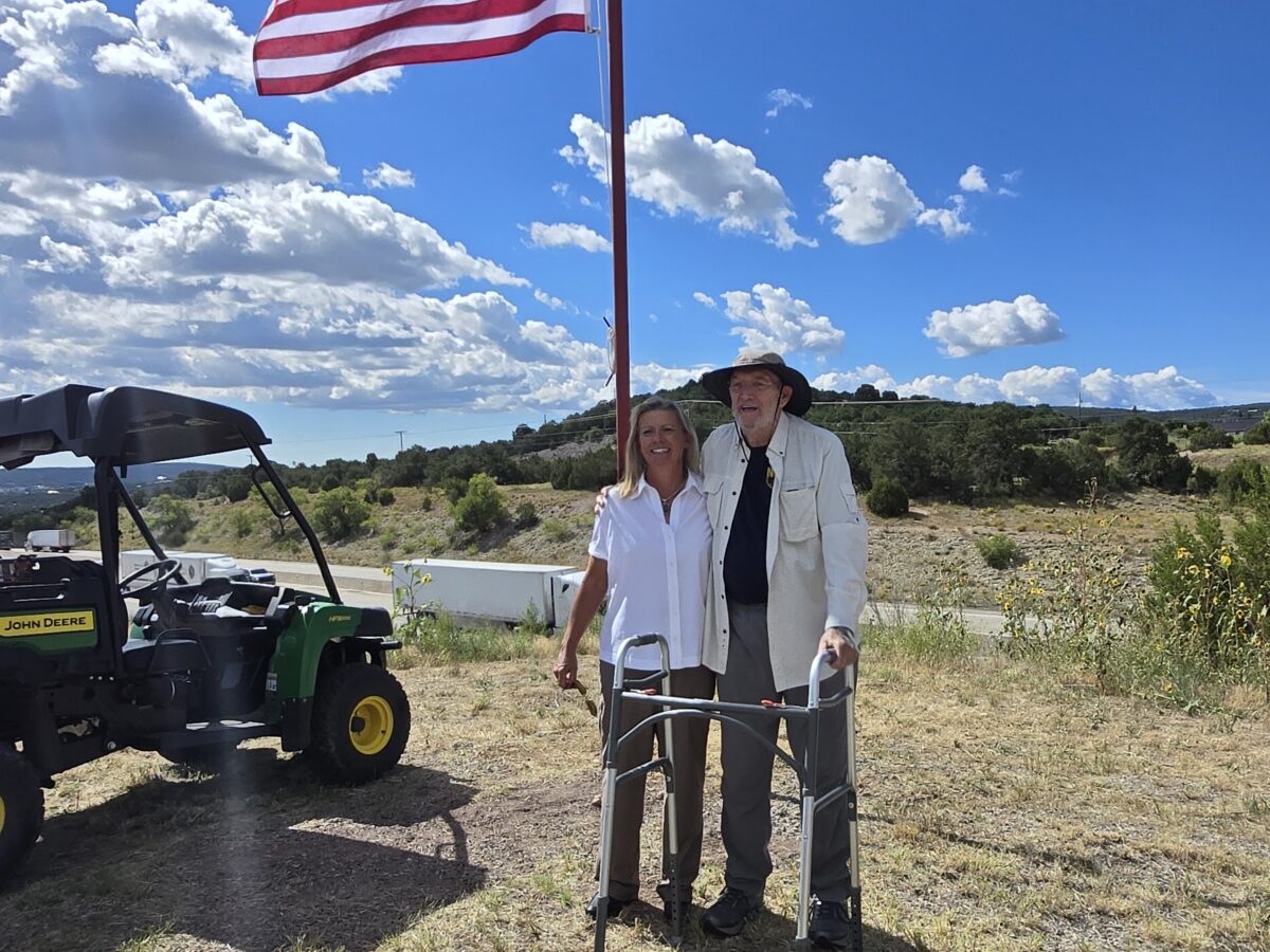 Sedillo Hills flag project