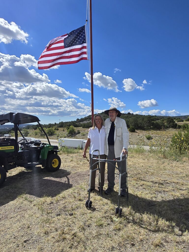 Sedillo Hills flag project