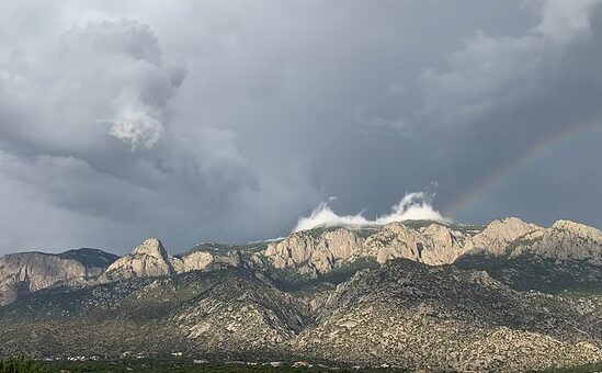 Rainbow over the Sandia Mountains / USFS