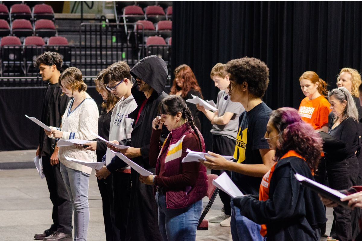 A national theater initiative featuring teen-written plays about gun violence drew a big crowd to Rio Rancho on Monday, bringing together students, elected officials and advocacy groups for performances dedicated to amplifying youth voices on the issue.