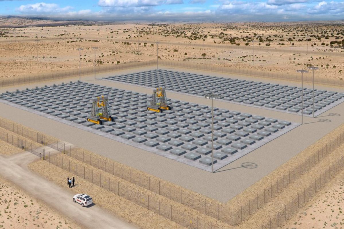 Pictorial view of the HI-STORE Consolidated Interim Storage Facility