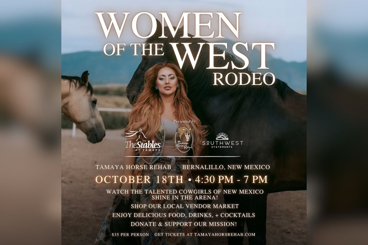 New Mexico's top cowgirls will saddle up Saturday for the state's first Women of the West Rodeo, a charity event showcasing female rodeo talent while raising funds for abused and abandoned horses.