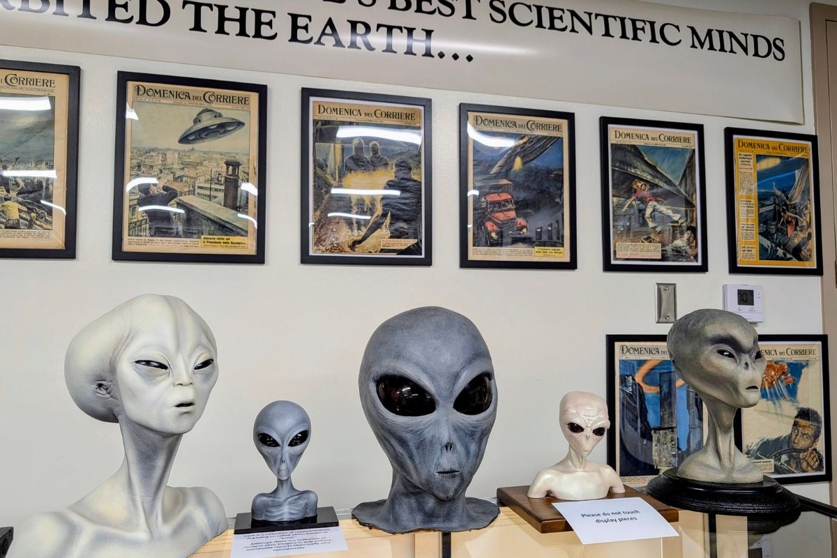The National UFO Historical Records Center will open its doors to the public Saturday at its location on the Martin Luther King Jr. Elementary School campus. (Kevin Hendricks)