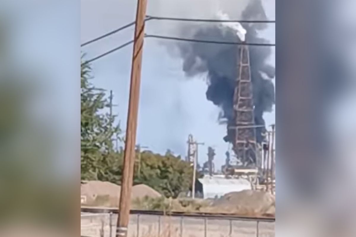 An explosion at the HF Sinclair Navajo Refinery prompted authorities to urge residents to shelter indoors Friday as thick smoke drifted over parts of this southeastern New Mexico city.