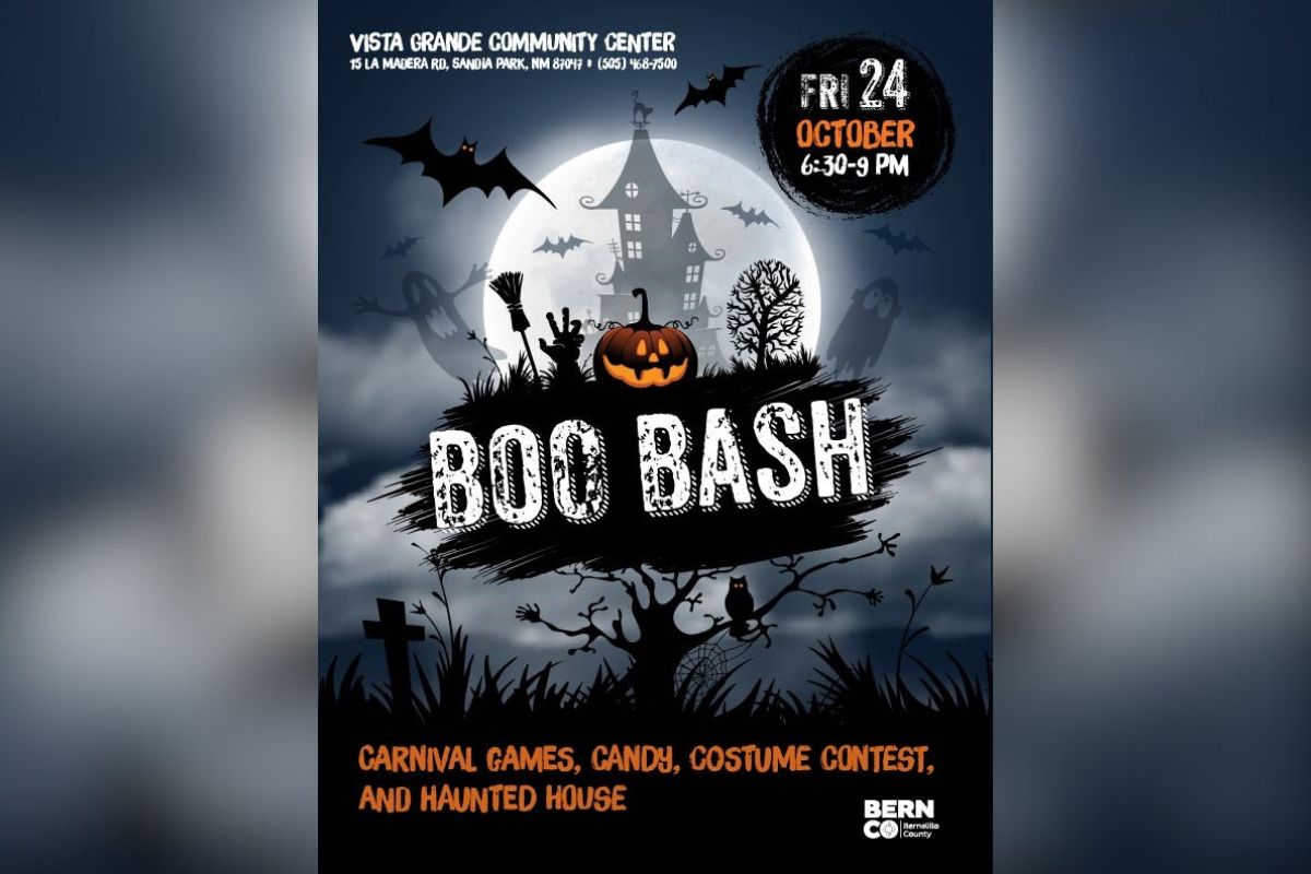 Vista Grande Community Center will transform into a Halloween haven Friday when it hosts its annual Boo Bash celebration.