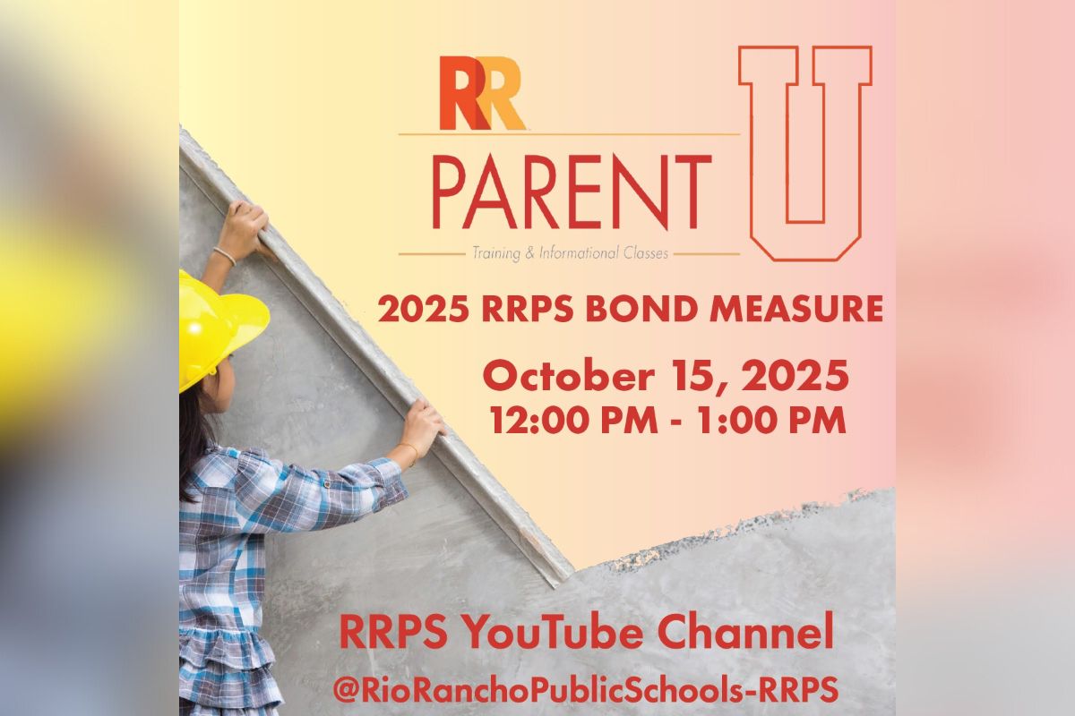 Rio Rancho Public Schools will host an informational livestream Wednesday about an $80 million bond measure that voters will decide in the Nov. 4 regular local election.