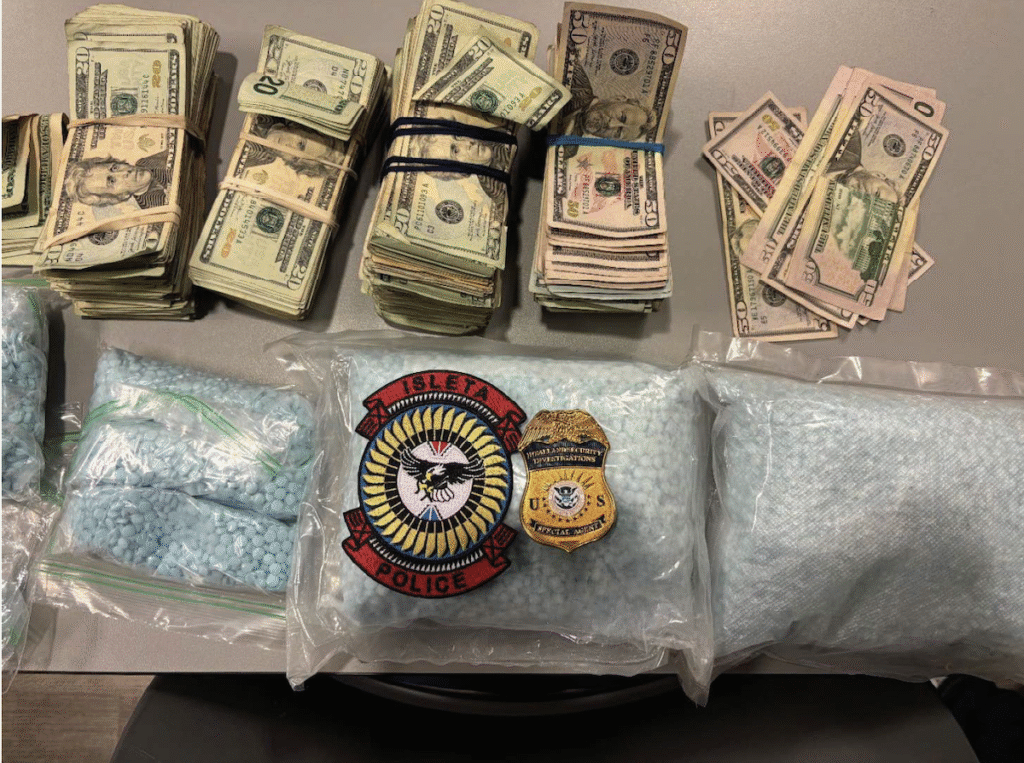 Isleta police fentanyl seizure