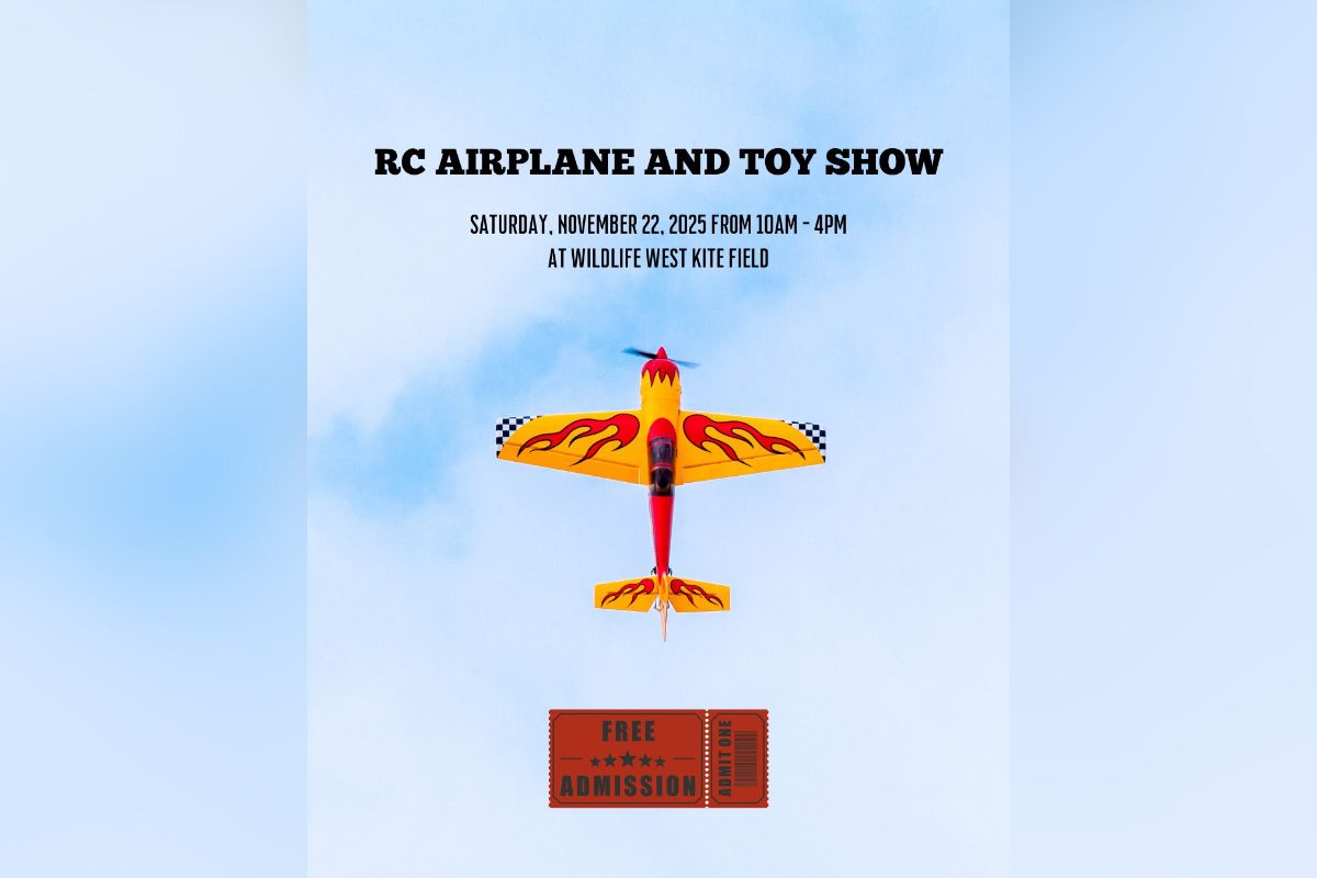 Wildlife West Nature Park will host a free radio-controlled airplane flying show on Saturday featuring vintage aircraft and demonstrations of RC vehicles.