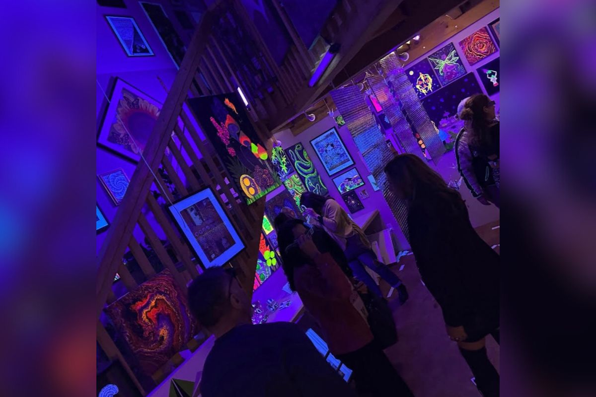 Due to overwhelming response, the "Nocturnal Buffet" exhibition has been extended through Nov. 16. The immersive 3D and UV light art experience is open Wednesday through Sunday from 5-8 p.m. and is free and family-friendly.