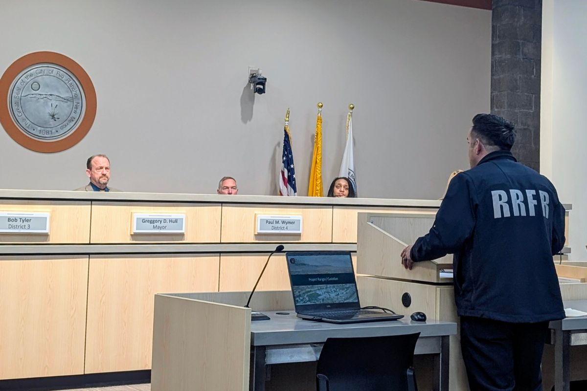 Rio Rancho Fire Chief James Wenzel warned city councilors Thursday that a proposed high-hazard facility in Sandoval County could strain the city's fire department resources and pose unique safety challenges.