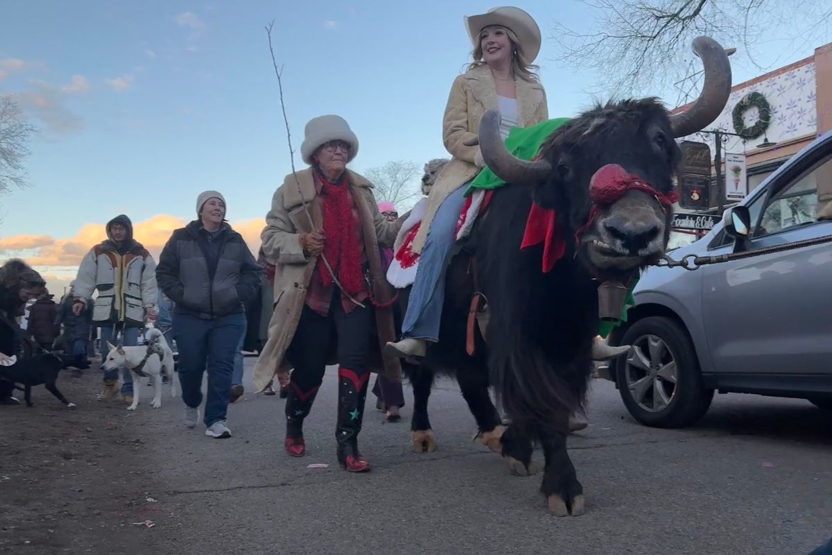 The Village of Madrid kicked off its annual Christmas parade and celebration on Dec. 6, featuring carolers, outdoor shopping, livestock and other festivities throughout the day, ending in an 11-minute parade that kicked off at 4 p.m.