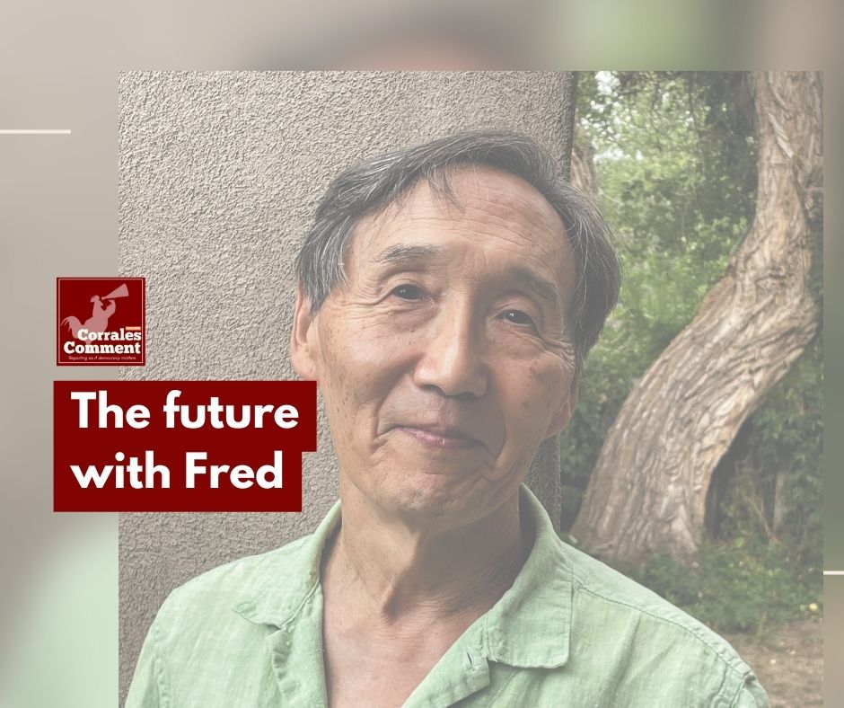 Fred Hashimoto was sworn in as Corrales mayor on Jan. 2. (Courtesy photo)