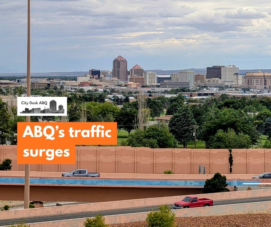 Traffic across Rio Grande crossings in the Albuquerque metropolitan area has reached record levels, with approximately 580,000 vehicles crossing daily on average weekdays, according to 2024 data released by the Mid-Region Council of Governments in November.