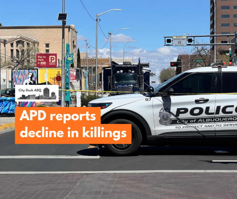 Albuquerque Police Department officials report 63 homicide incidents in calendar year 2025, with a total of 65 people killed. (Roberto. E. Rosales)
