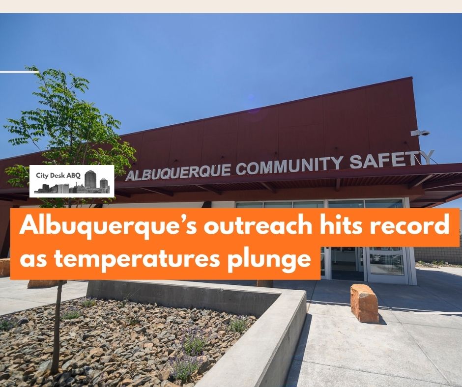 Albuquerque Community Safety transported a record 1,230 people experiencing homelessness to shelter in December, helping protect lives during extreme winter temperatures.