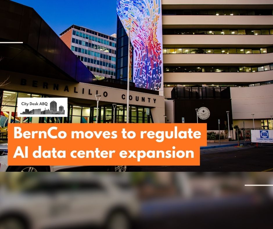 Pictured is Bernalillo County’s administrative headquarters, at 415 Silver Ave. SW downtown Albuquerque. (Jesse Jones)