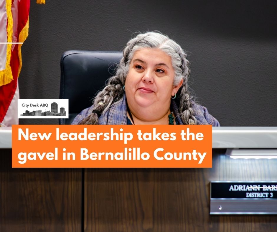 Adriann Barboa was elected as the new chair of the Bernalillo County Commission at its Jan. 13 meeting. (Jesse Jones)