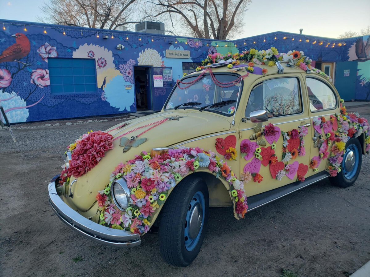 Vehicle designed as an "art piece" that will greet visitors on the way into the exhibit (Photo courtesy ADAC)