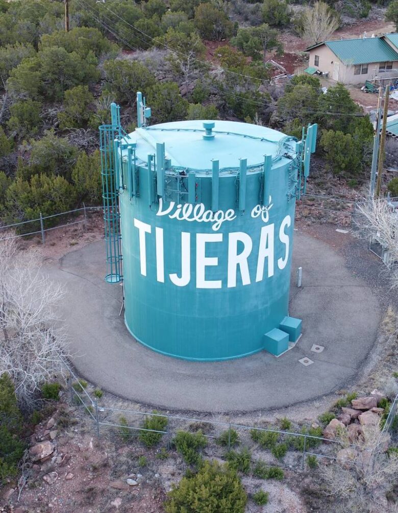 Village of Tijeras water tower