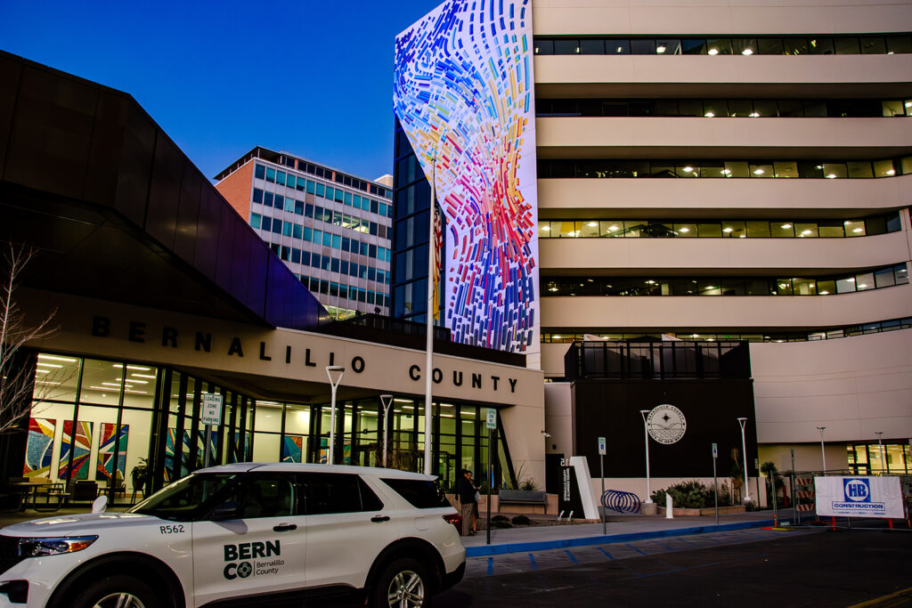 Bernalillo County @ Alvarado Square, Downtown Albuquerque. (Jesse Jones, The Paper.)