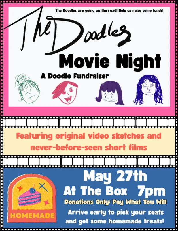 A poster for The Doodles Movie Night