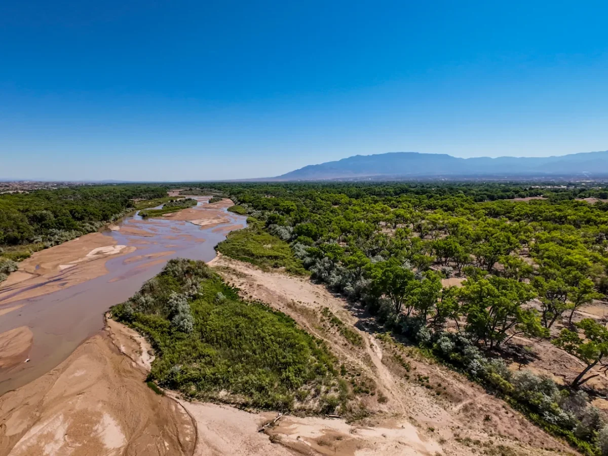 Albuquerque stopped drawing water from the Rio Grande on April 24 and processed its last surface water three days later — leaving the city running entirely on groundwater reserves months before summer heat peaks, a Water Authority spokesperson confirmed Wednesday. (Roberto E. Rosales)